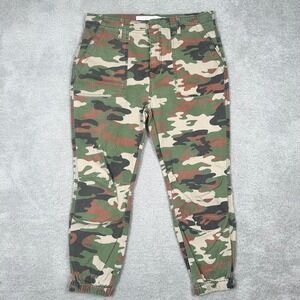 Tinseltown Camo Cargo Utility Military Print Jeans Size 11 Stretch Denim